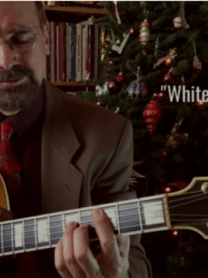 Rick Stone White Christmas jazz guitar chord solo (thumbnail)