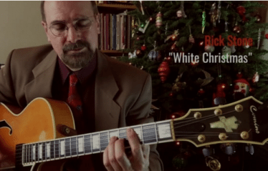 Rick Stone White Christmas jazz guitar chord solo (thumbnail)