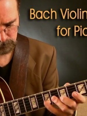 Free Transcription - Bach Partita in Bm for Pick-Style Guitar