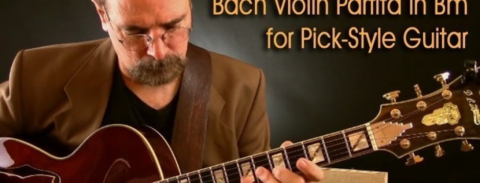 Free Transcription - Bach Partita in Bm for Pick-Style Guitar